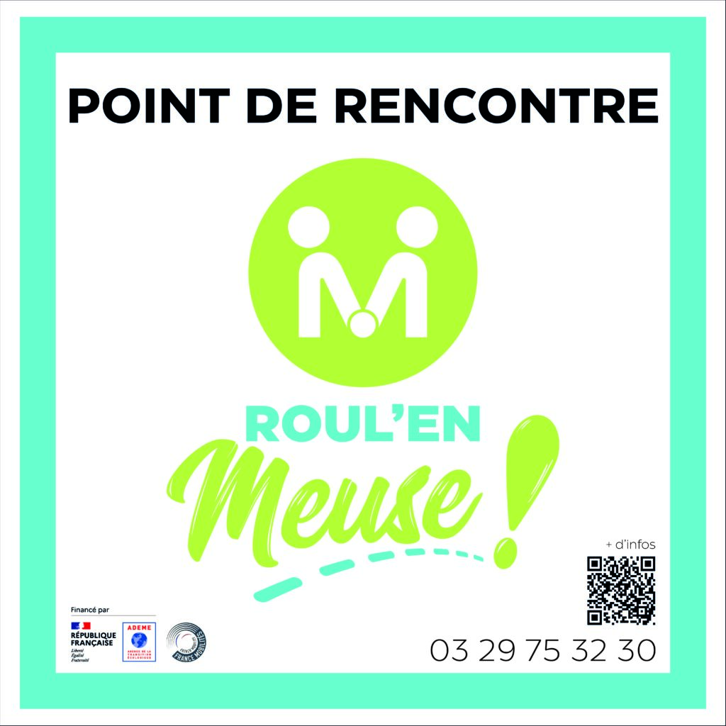Panneau points de rencontre Roul'en Meuse